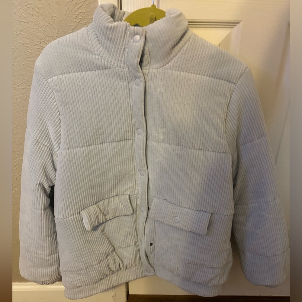 Madewell Wyman Quilted Corduroy Puffer Jacket in Medium